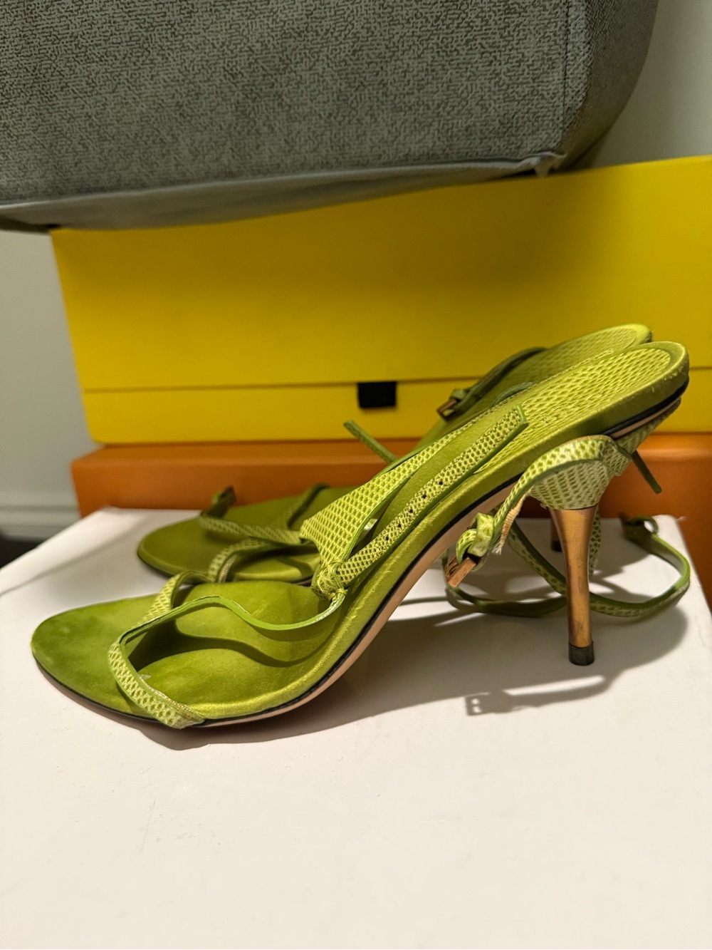 Gucci Strappy Heeled Sandals - Picture 5 of 7